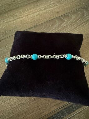 Michael Dawkins SS turquoise bracelet
